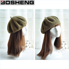 Custom Women′s Wool Warm Wool Hat Cap French Style Beret